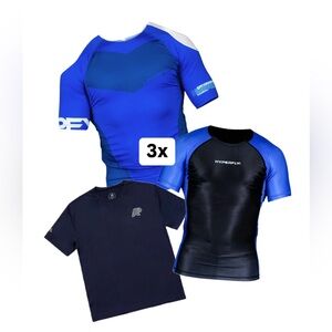 Hyperfly PROCOMP EDGE RANKED RASH GUARD BLUE